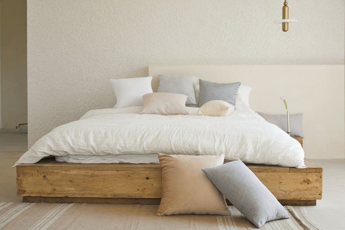 Velvet Upholstered Bed Frame